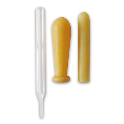 Compte-gouttes verre têtine plastique