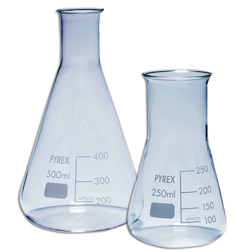 Fioles erlenmeyer verre Pyrex®