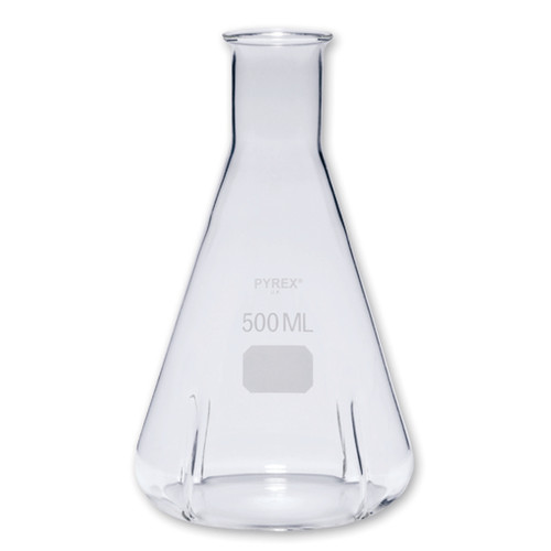 Fioles erlenmeyer Pyrex® avec déflecteurs (à baffles)