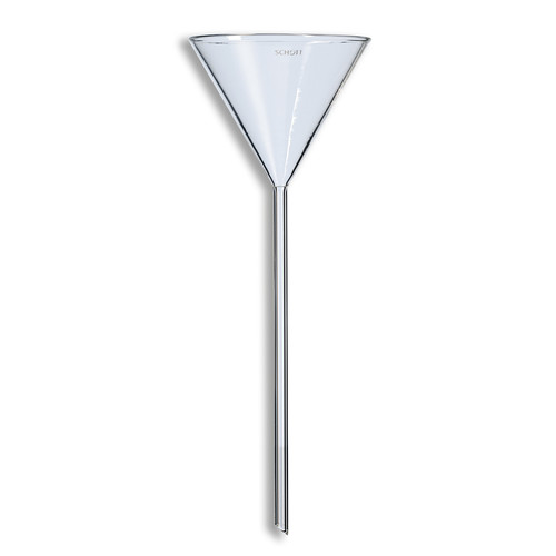 Entonnoirs verre Pyrex® ou Duran® tige longue