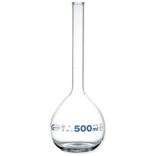 Fioles jaugées col lisse classe A