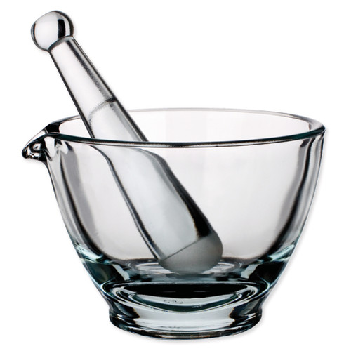 Mortiers verre borosilicaté