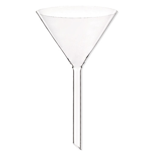 Entonnoirs verre borosilicaté tige courte