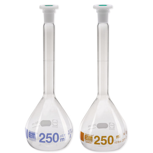 Fioles jaugées classe A verre Duran®