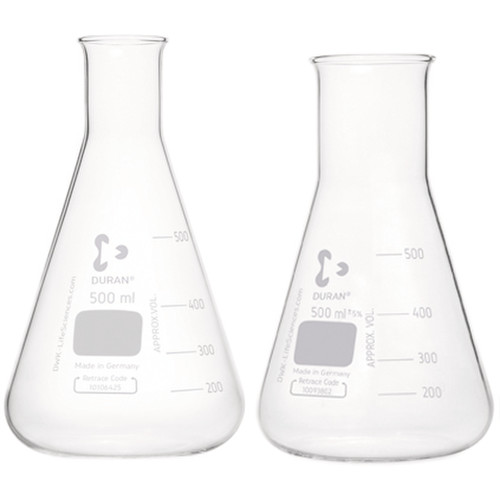 Fioles erlenmeyer verre Duran®