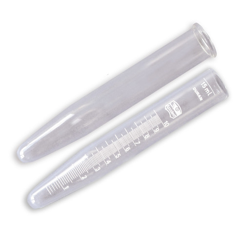 Tubes à centrifuger en verre fond conique