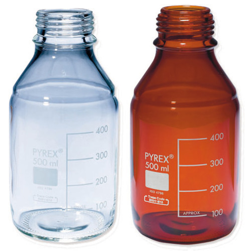 Flacons ronds ISO Pyrex® nus