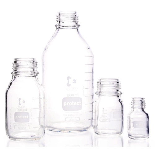 Flacons ronds ISO Duran® protect nus