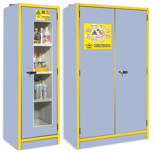 Armoires produits inflammables et multirisques type 30