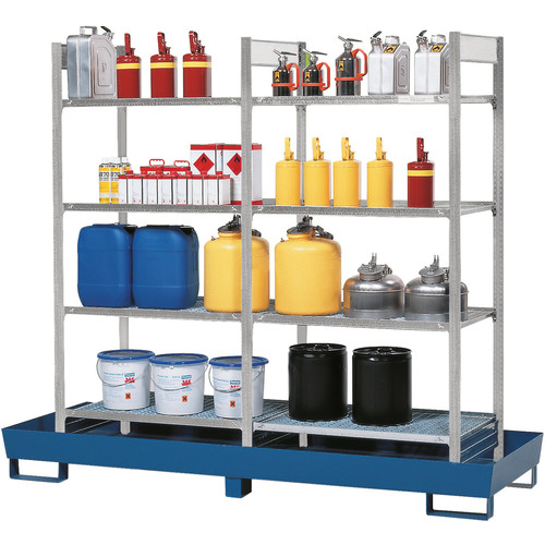 Rayonnages de sécurité Asecos avec palette