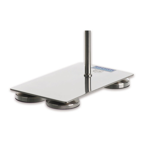 Bases rectangulaires acier inox