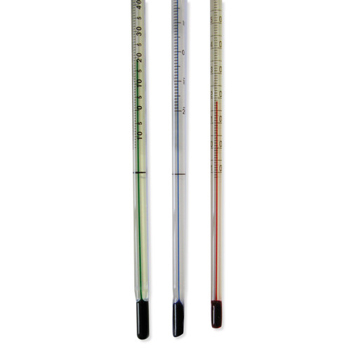 Thermomètres à liquide coloré