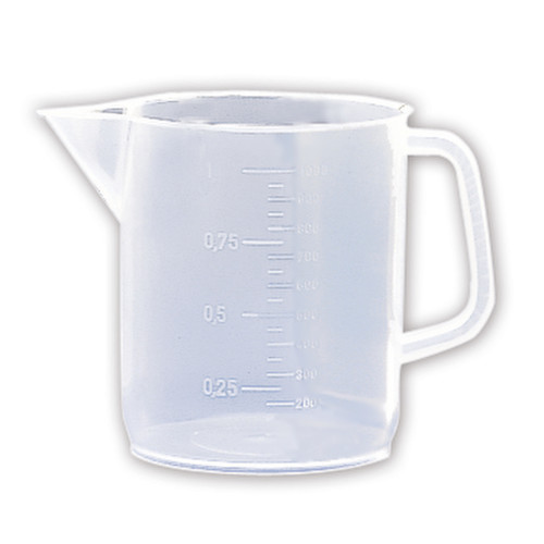 Béchers à anse PP forme basse