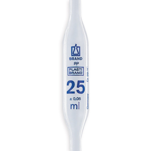 Pipettes en plastique jaugées 1 trait