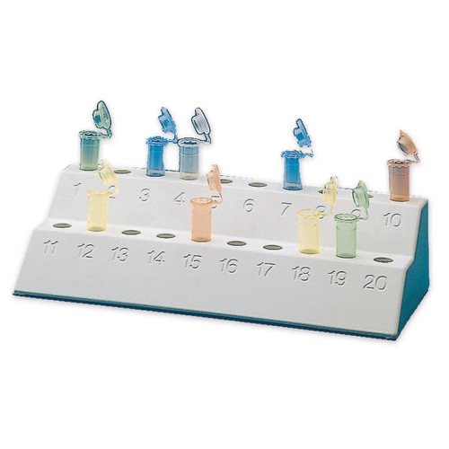 Portoir gradin 20 microtubes