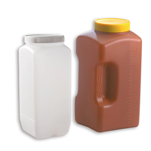 Flacons carrés PEHD 2,5 ℓ et 2,7 ℓ