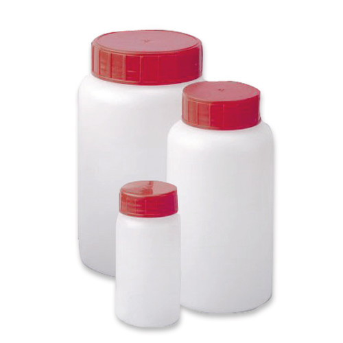 Flacons ronds large ouverture PEHD