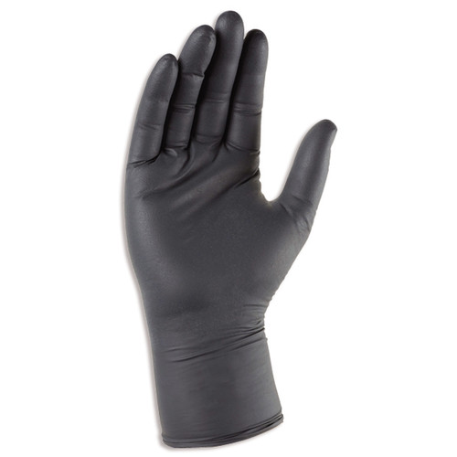 Gants nitrile épais noir