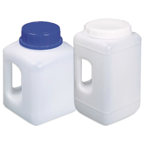 Flacons carrés très large ouverture à anse