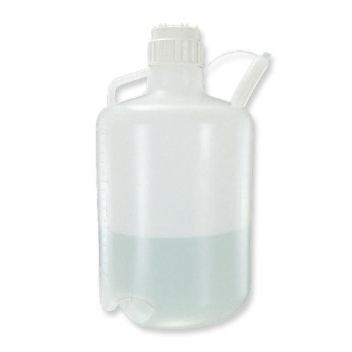 Bonbonnes rondes PE avec bec verseur