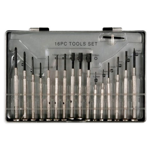 Jeu de 16 tournevis de précision