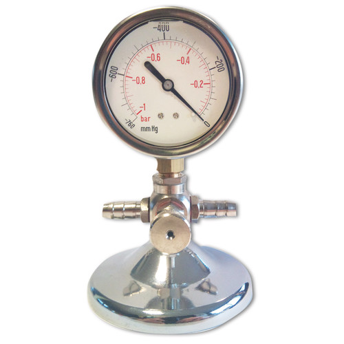 Manomètre vacuomètre sur pied