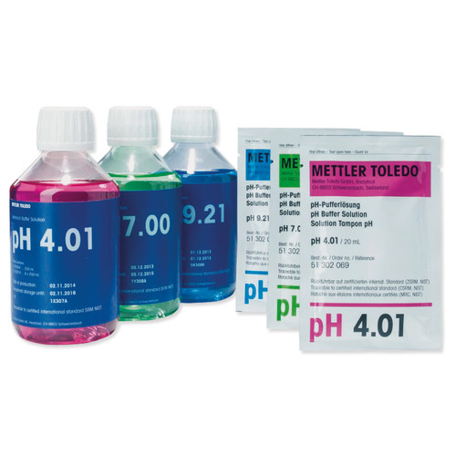 Solutions tampons pH Mettler