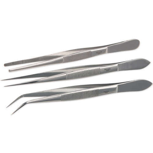 Pinces brucelles acier inox