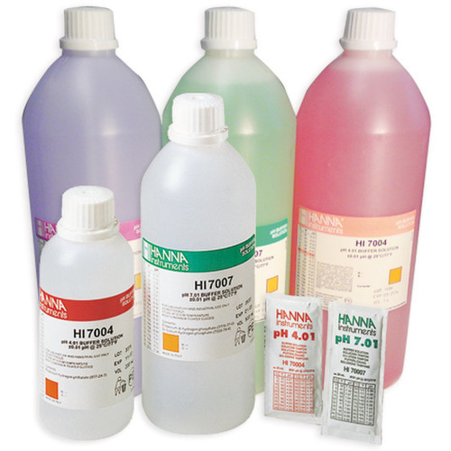 Solutions tampons pH Hanna standard