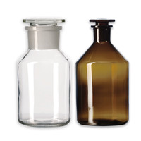 Flacons col rodé verre de chimie