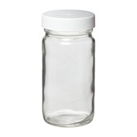 Bouteilles rondes à vis en verre Wheaton