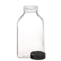 Flacons verre chimie à vis col large