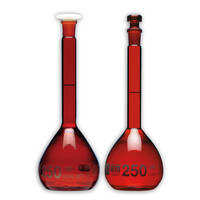 Fioles jaugées classe A verre Duran® ambré