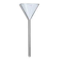 Entonnoirs verre Pyrex® ou Duran® tige longue