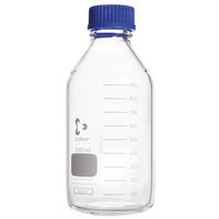 Flacons ronds ISO Duran® bouchés