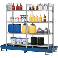 Rayonnages de sécurité Asecos avec palette