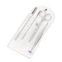 Assortiment 2 spatules, ciseaux et pince