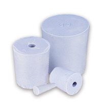 Bouchons caoutchouc gris-bleu