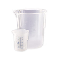 Béchers polypropylène empilables