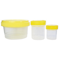 Flacons à prélèvement bouchon jaune