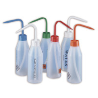 Pissettes sérigraphiées col étroit forme bouteille