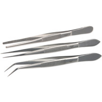 Pinces brucelles acier inox